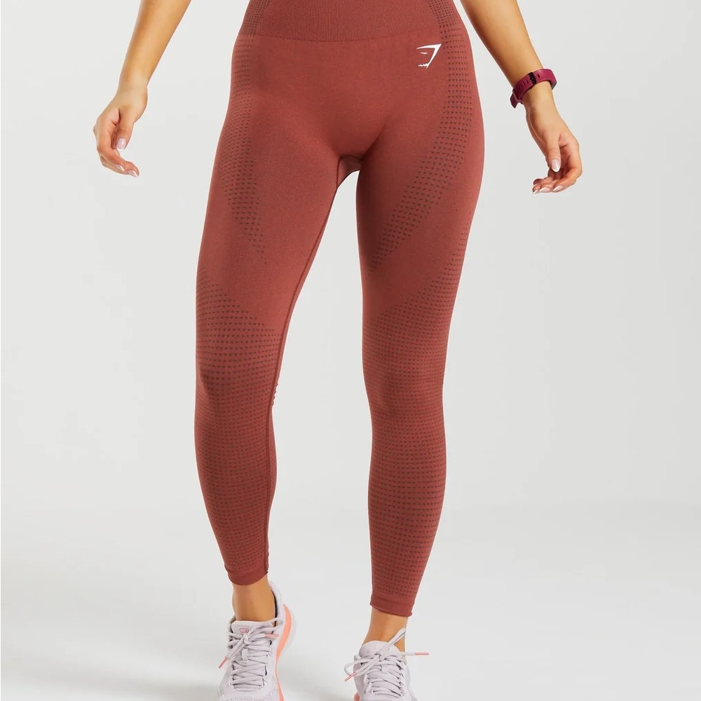 Gymshark Brown High-Waisted Leggings